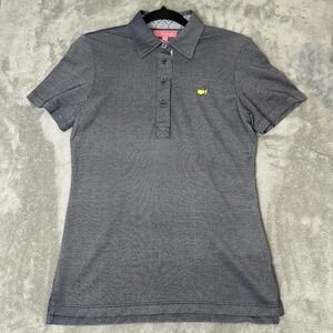 Augusta National Masters Magnolia Lane Collection Navy Polo Shirt Women's Small